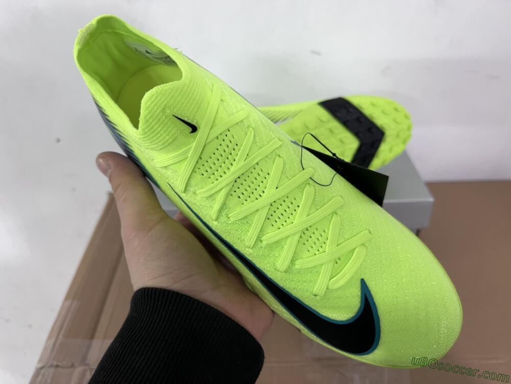 Nike Air Zoom Mercurial Vapor 16 Elite TF Artificial Turf Soccer Shoes - Yellow/Black/Blue