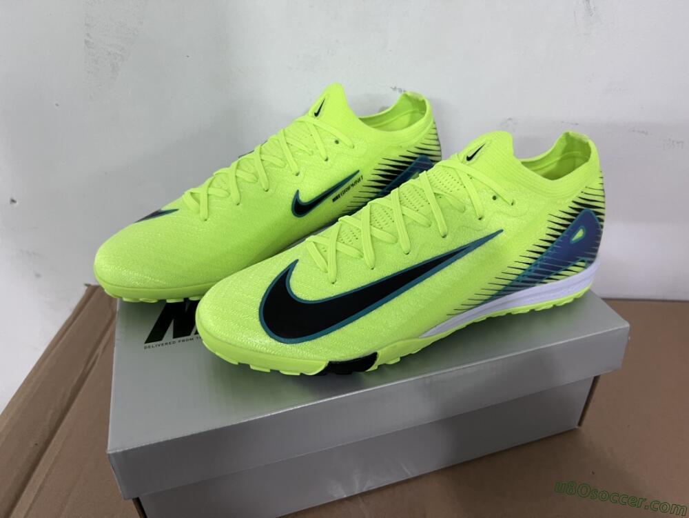 Nike Air Zoom Mercurial Vapor 16 Elite TF Artificial Turf Soccer Shoes - Yellow/Black/Blue