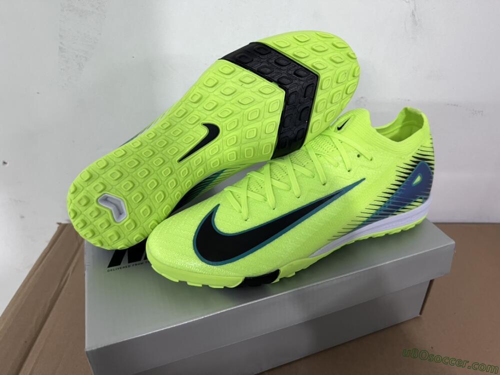 Nike Air Zoom Mercurial Vapor 16 Elite TF Artificial Turf Soccer Shoes - Yellow/Black/Blue