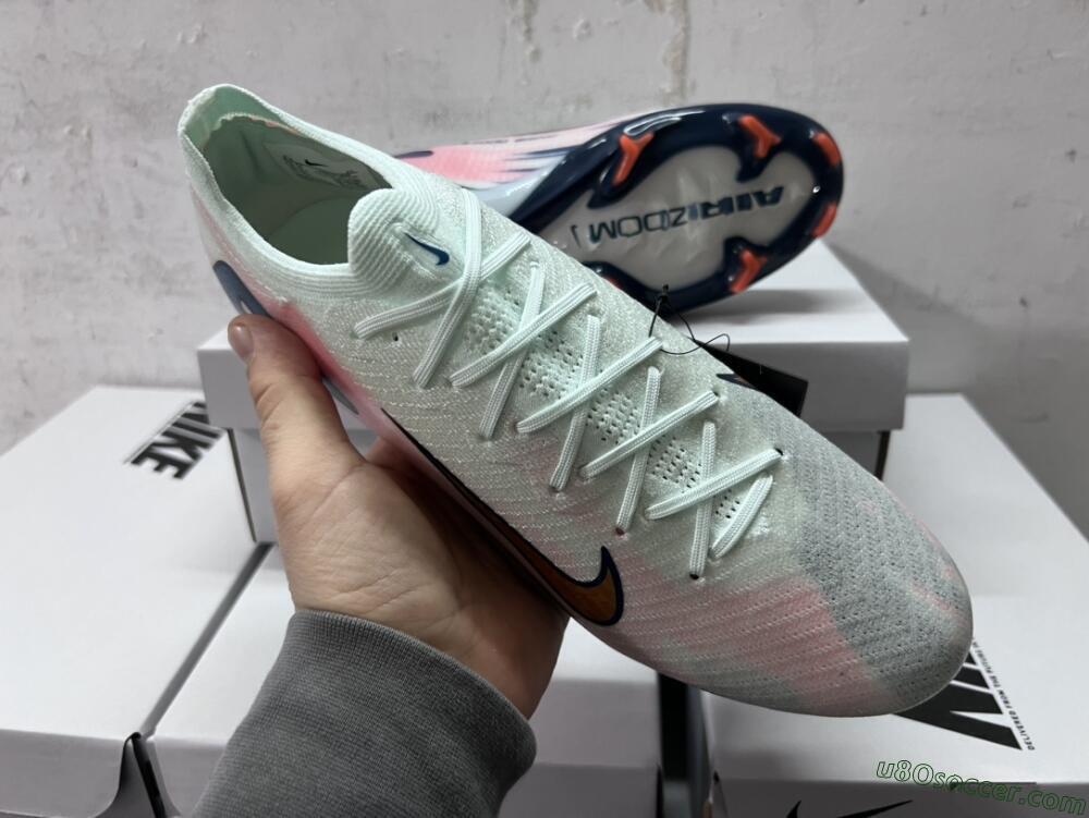 Nike Air Zoom Mercurial Vapor 16 Elite FG Firm Ground Soccer Cleats - Jade/Gold/Pink/Blue