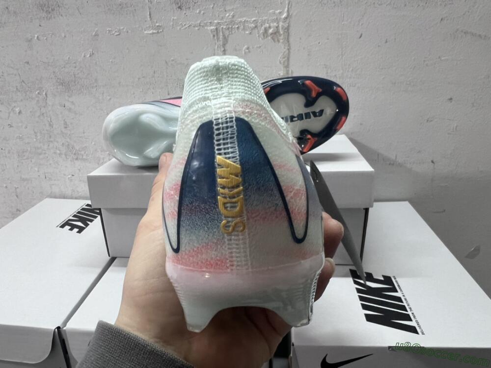 Nike Air Zoom Mercurial Vapor 16 Elite FG Firm Ground Soccer Cleats - Jade/Gold/Pink/Blue