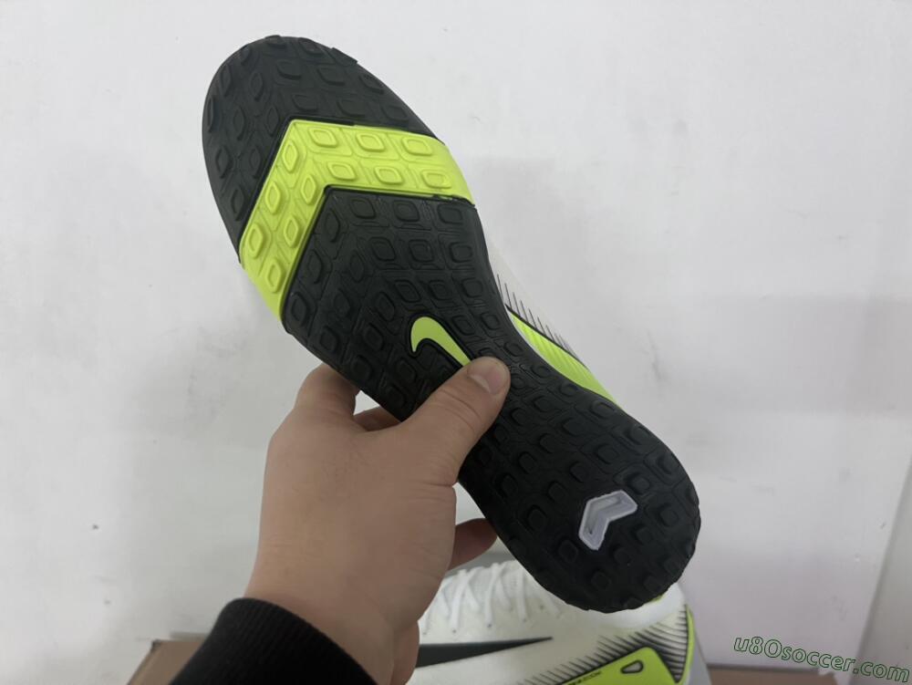 Nike Air Zoom Mercurial Vapor 16 Elite TF Artificial Turf Soccer Shoes - White/Black/Yellow