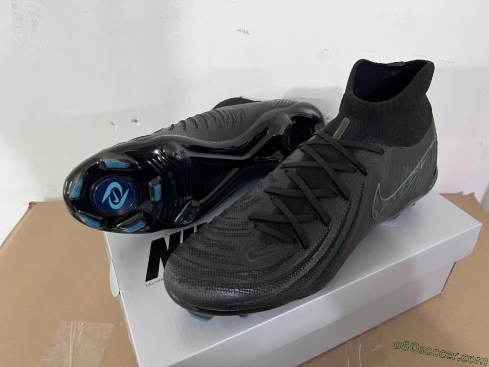 Nike Phantom Luna Elite NU FG Firm Ground Soccer Cleats - Black/Blue