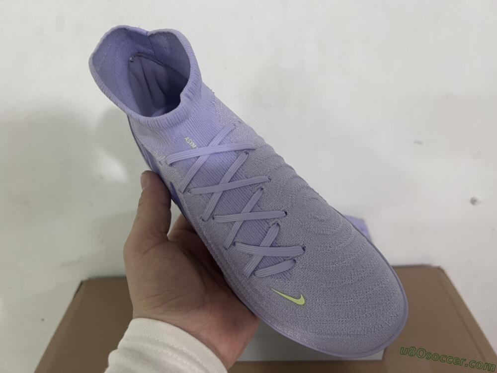 Nike Phantom Luna Elite TF Artificial Turf Soccer Shoes - Purple/Yellow/White