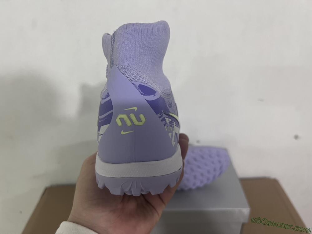 Nike Phantom Luna Elite TF Artificial Turf Soccer Shoes - Purple/Yellow/White