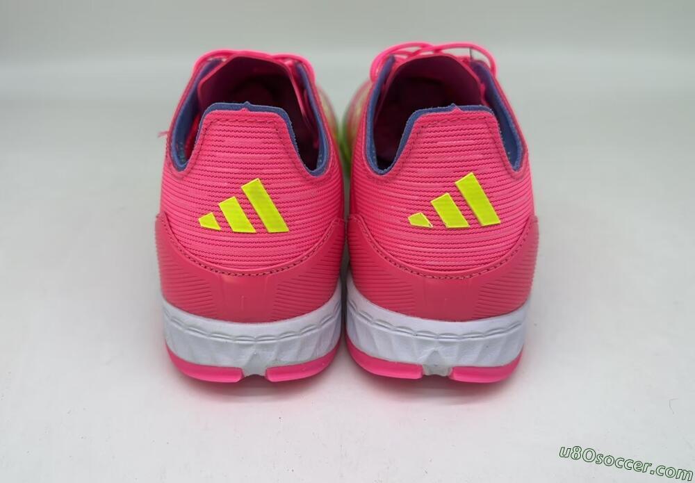 Adidas F50 Pro TF Artificial Turf Soccer Shoes - Pink/Blue/Yellow