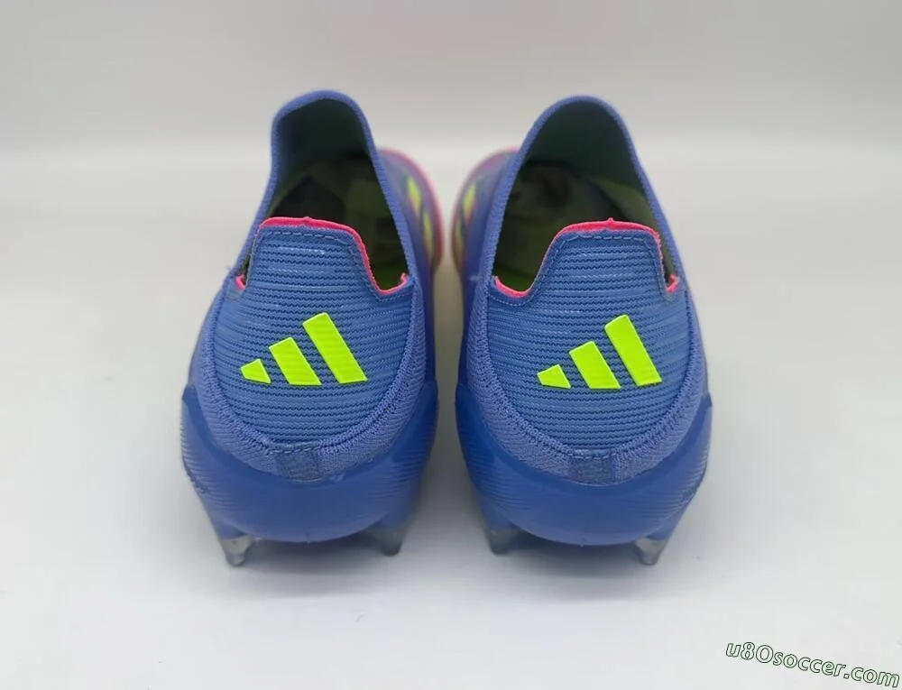 Adidas F50 Elite FG Firm Ground Soccer Cleats - Blue/Pink/Yellow