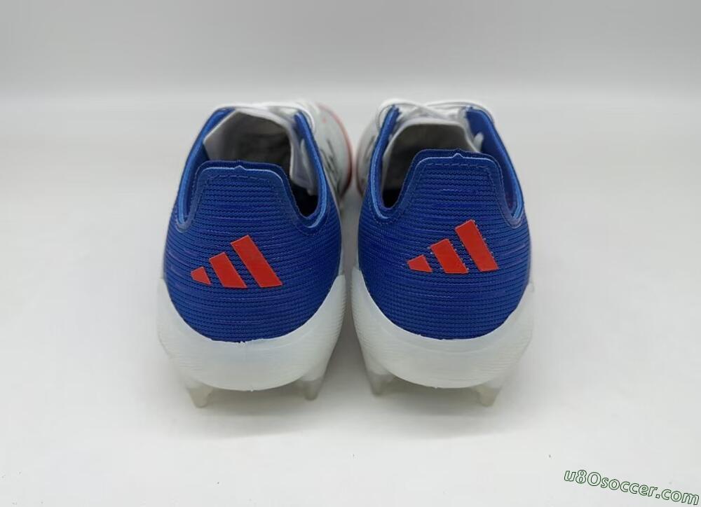 Adidas F50 Elite FG Firm Ground Soccer Cleats - White/Red/Blue