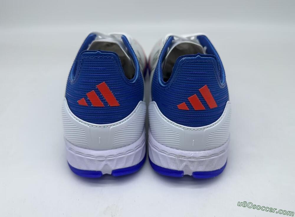 Adidas F50 Pro TF Artificial Turf Soccer Shoes - White/Red/Blue