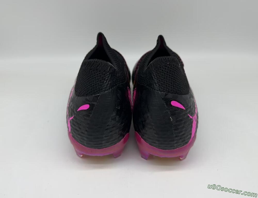 Puma Future Ultimate FG Firm Ground Soccer Cleats - Black/Pink/Yellow
