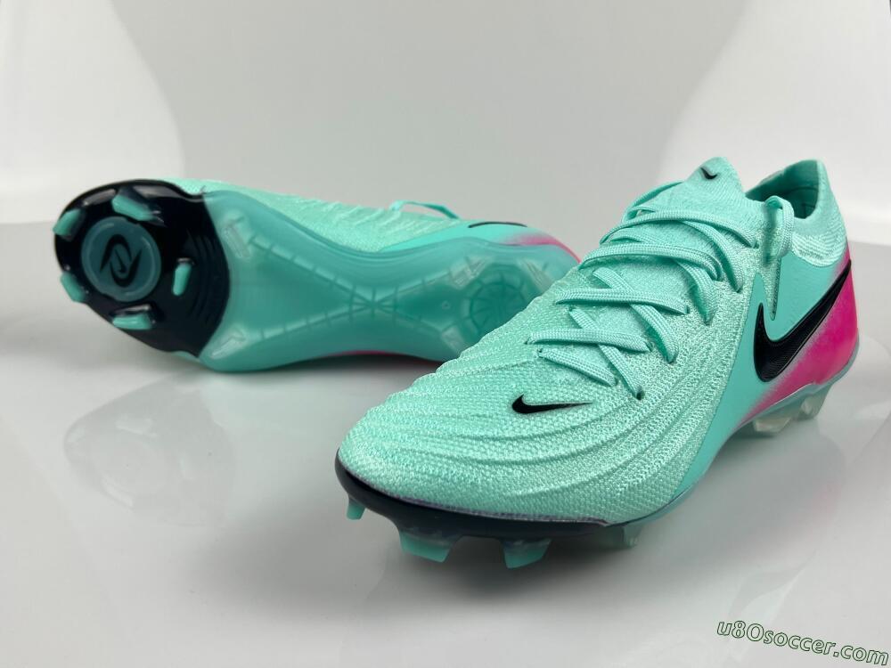 Nike Phantom Luna Elite FG Firm Ground Soccer Cleats - Jade/Black/Pink