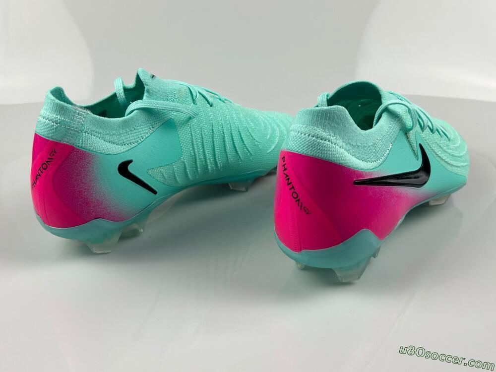 Nike Phantom Luna Elite FG Firm Ground Soccer Cleats - Jade/Black/Pink