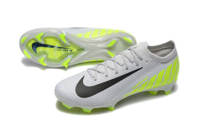 Nike Air Zoom Mercurial Vapor 16 Elite FG Firm Ground Soccer Cleats - Grey/Black/Yellow
