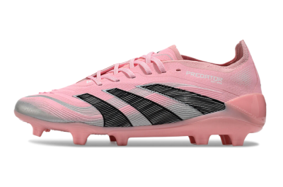 Adidas Predator Elite 25 FG Firm Ground Soccer Cleats - Pink/Black/Silver