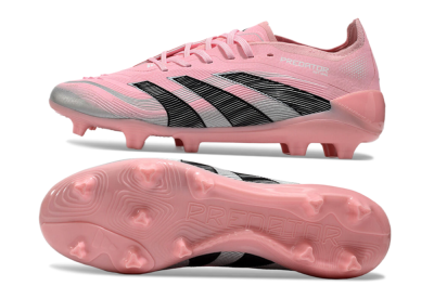 Adidas Predator Elite 25 FG Firm Ground Soccer Cleats - Pink/Black/Silver