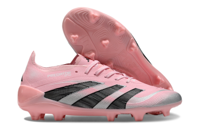 Adidas Predator Elite 25 FG Firm Ground Soccer Cleats - Pink/Black/Silver