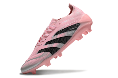 Adidas Predator Elite 25 FG Firm Ground Soccer Cleats - Pink/Black/Silver