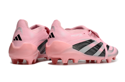 Adidas Predator Elite Foldover Tongue FG Firm Ground Soccer Cleats - Pink/Black/Silver