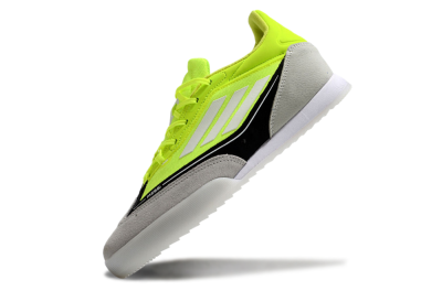 Messi x Adidas F50 Elite IC Indoor & Futsal Soccer Shoes - Yellow/Grey/Black