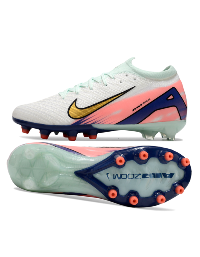 Nike Air Zoom Mercurial Vapor 16 Elite AG Artificial Grass Soccer Cleats - Jade/Gold/Blue