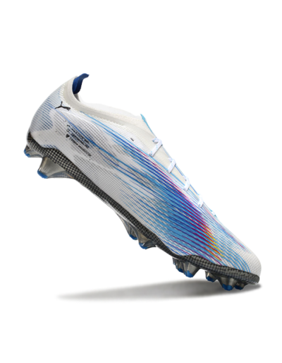 Puma Ultra Ultimate FG Firm Ground Soccer Cleats - Beige/Blue/Yellow