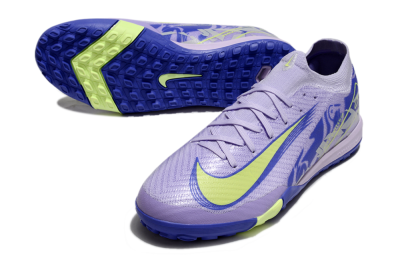Nike Air Zoom Mercurial Vapor 16 Elite TF Artificial Turf Soccer Shoes - Purple/Yellow/Blue