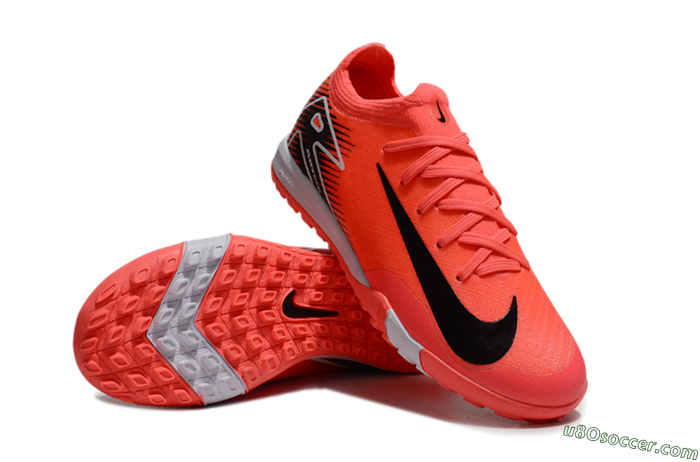 Nike Air Zoom Mercurial Vapor 16 Elite TF Artificial Turf Soccer Shoes - Red/Black/White 3
