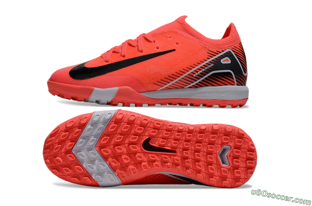 Nike Air Zoom Mercurial Vapor 16 Elite TF Artificial Turf Soccer Shoes - Red/Black/White 0