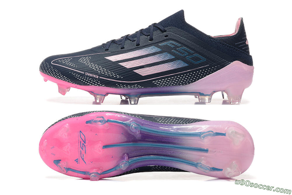 Adidas F50 Elite FG Firm Ground Soccer Cleats - Blue/Pink 0