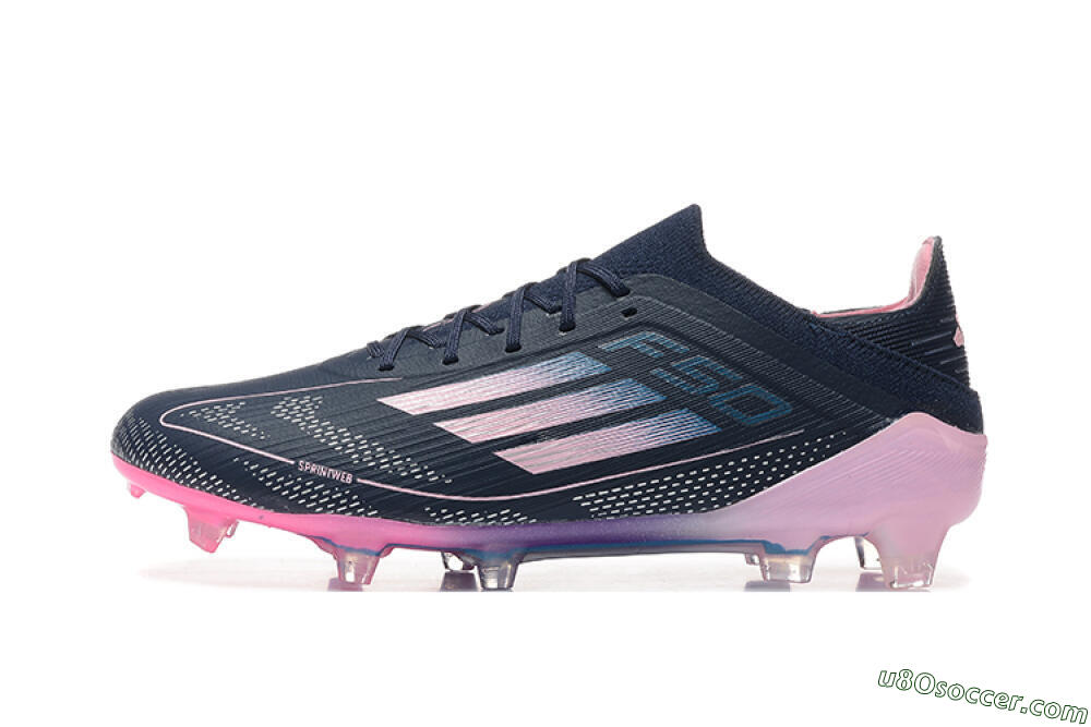 Adidas F50 Elite FG Firm Ground Soccer Cleats - Blue/Pink 2