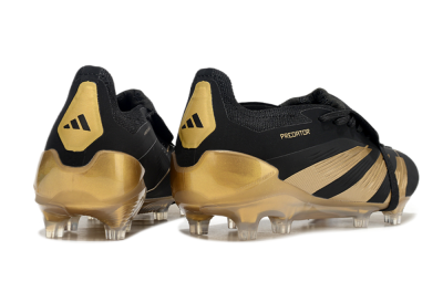 Adidas Predator Elite Foldover Tongue FG Firm Ground Soccer Cleats - Black/Gold