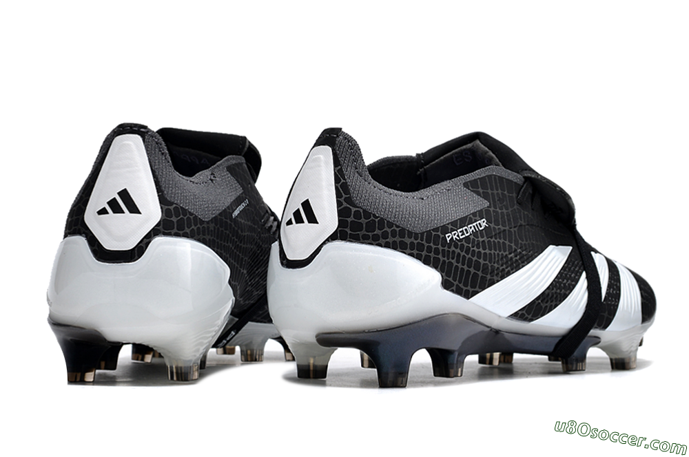 Adidas Predator Elite Foldover Tongue FG Firm Ground Soccer Cleats - Black/White 5