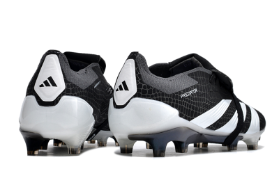 Adidas Predator Elite Foldover Tongue FG Firm Ground Soccer Cleats - Black/White