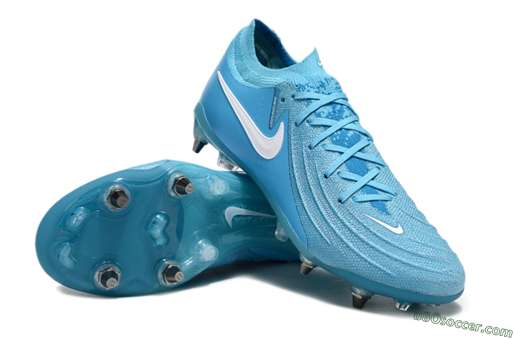 Nike Phantom Luna Elite SG Soft Ground Soccer Cleats - Blue/White 3