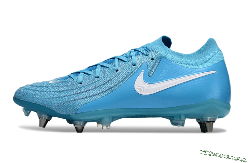 Nike Phantom Luna Elite SG Soft Ground Soccer Cleats - Blue/White 2