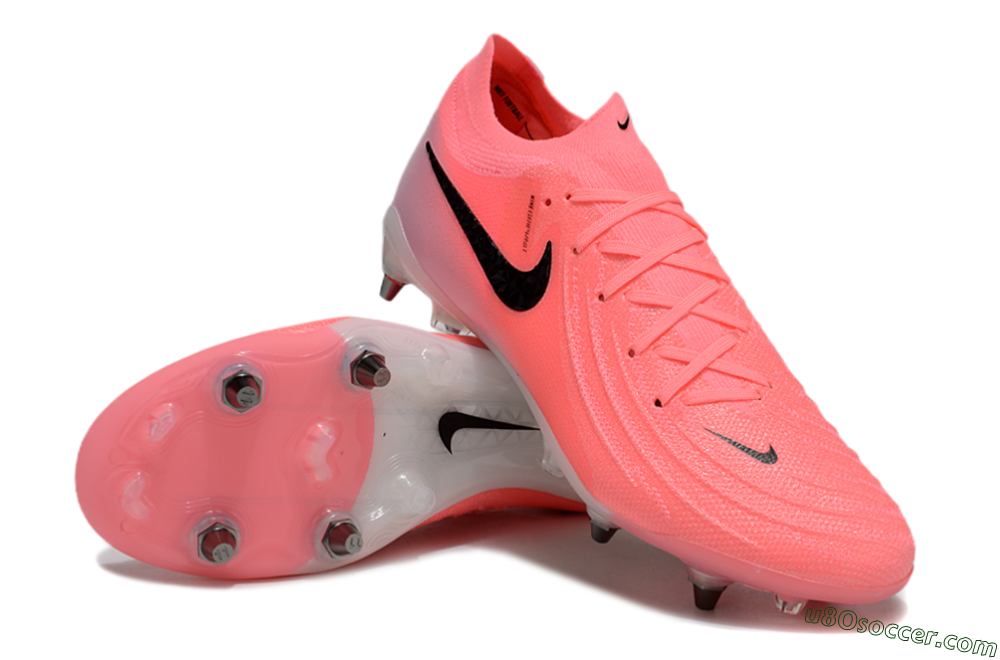 Nike Phantom Luna Elite SG Soft Ground Soccer Cleats - Pink/Black/White 3