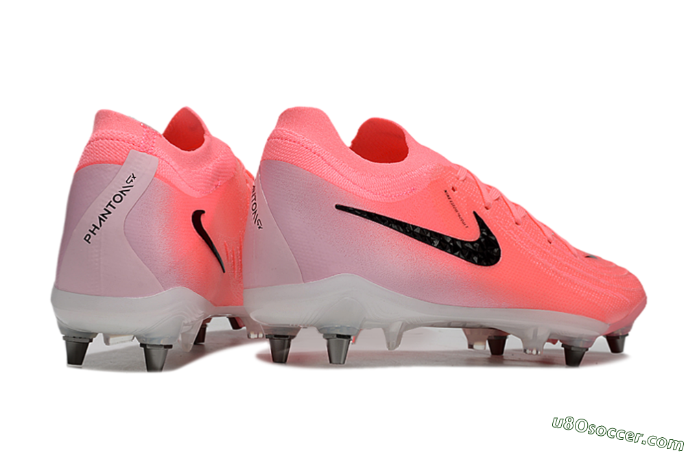 Nike Phantom Luna Elite SG Soft Ground Soccer Cleats - Pink/Black/White 6