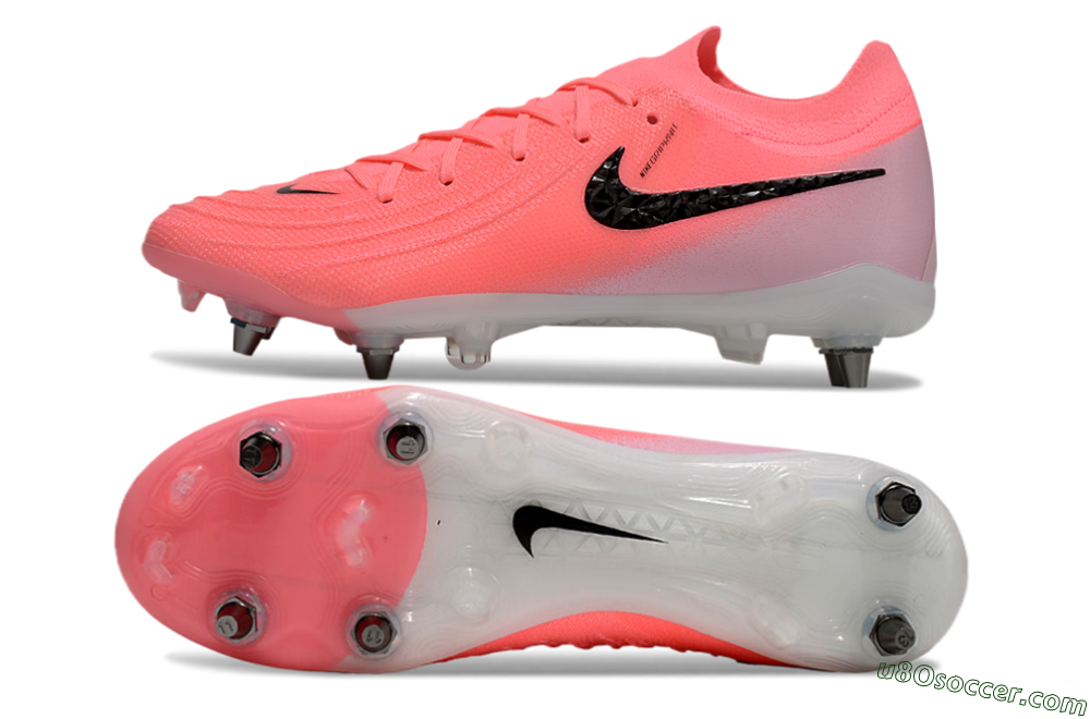 Nike Phantom Luna Elite SG Soft Ground Soccer Cleats - Pink/Black/White 0
