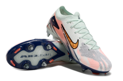 Nike Air Zoom Mercurial Vapor 16 Elite SG Soft Ground Soccer Cleats - Jade/Gold/Blue