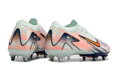 Nike Air Zoom Mercurial Vapor 16 Elite SG Soft Ground Soccer Cleats - Jade/Gold/Blue