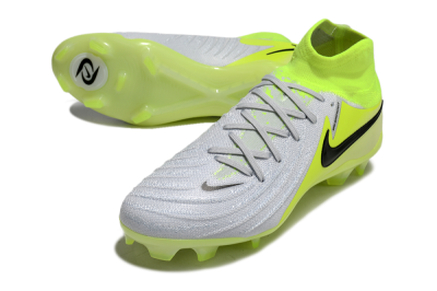 Nike Phantom Luna Elite FG Firm Ground Soccer Cleats - Grey/Yellow/Black