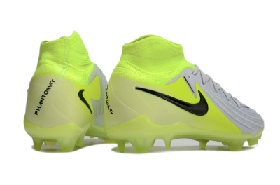 Nike Phantom Luna Elite FG Firm Ground Soccer Cleats - Grey/Yellow/Black