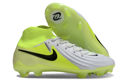 Nike Phantom Luna Elite FG Firm Ground Soccer Cleats - Grey/Yellow/Black
