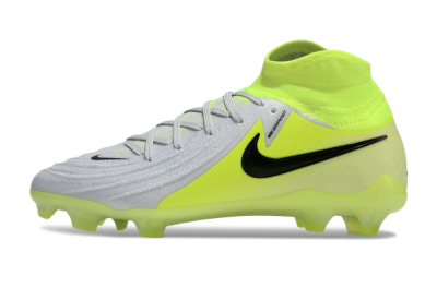 Nike Phantom Luna Elite FG Firm Ground Soccer Cleats - Grey/Yellow/Black