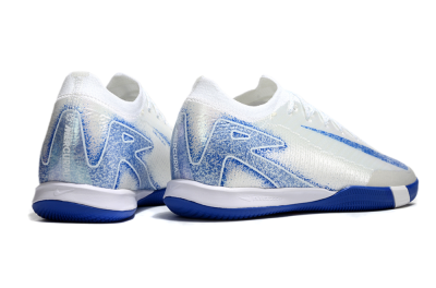 Nike Air Zoom Mercurial Vapor 16 Elite IC Indoor & Futsal Soccer Shoes - Beige/Blue/White