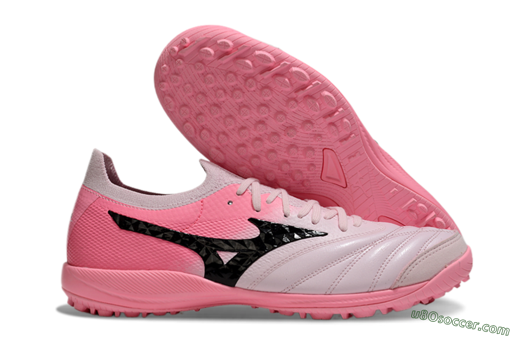 Mizuno Morelia Neo Sala M8 TF Artificial Turf Soccer Shoes - Pink/Black 1
