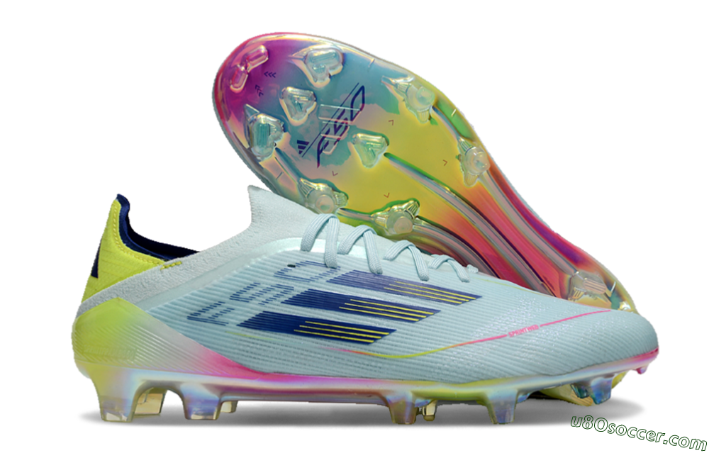 Adidas F50 Elite FG Firm Ground Soccer Cleats - Jade/Blue/Gold/Pink 1