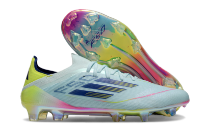Adidas F50 Elite FG Firm Ground Soccer Cleats - Jade/Blue/Gold/Pink
