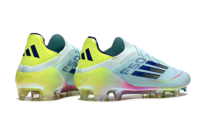 Adidas F50 Elite FG Firm Ground Soccer Cleats - Jade/Blue/Gold/Pink