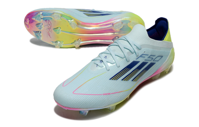 Adidas F50 Elite FG Firm Ground Soccer Cleats - Jade/Blue/Gold/Pink